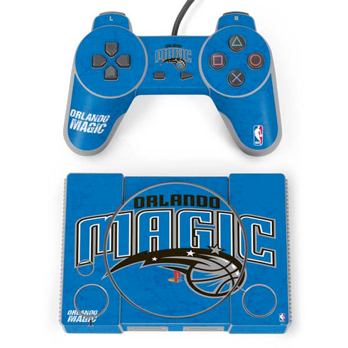 NBA Orlando Magic Blue Primary Logo PlayStation Classic Bundle Skin