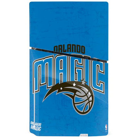 NBA Orlando Magic Blue Primary Logo PS5 Slim Disk Console Skin