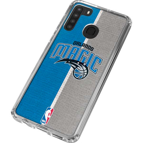 NBA Orlando Magic Canvas Galaxy A21 Clear Case