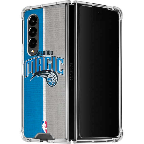 NBA Orlando Magic Canvas Galaxy Z Fold4 5G Clear Case