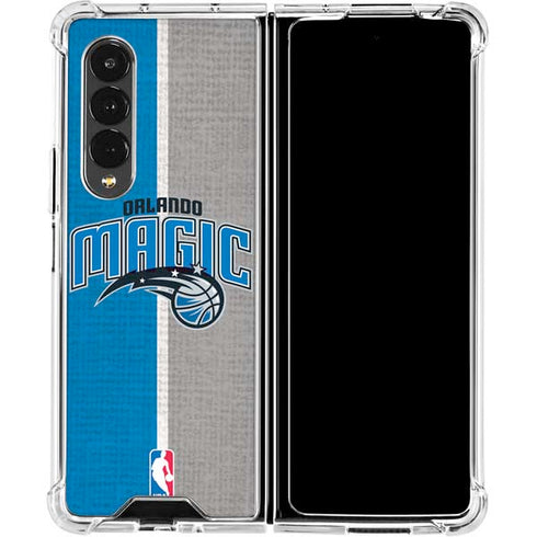 NBA Orlando Magic Canvas Galaxy Z Fold4 5G Clear Case