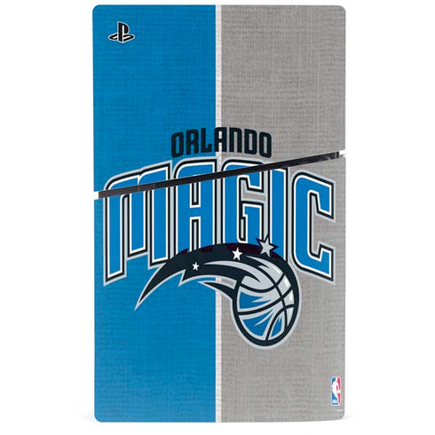 NBA Orlando Magic Canvas PS5 Slim Digital Edition Bundle Skin