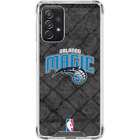 NBA Orlando Magic Dark Rust Galaxy A72 5G Clear Case