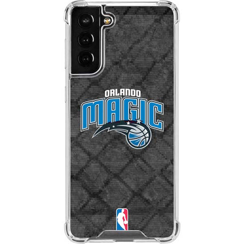 NBA Orlando Magic Dark Rust Galaxy S21 FE Clear Case