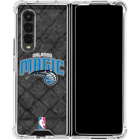 NBA Orlando Magic Dark Rust Galaxy Z Fold4 5G Clear Case