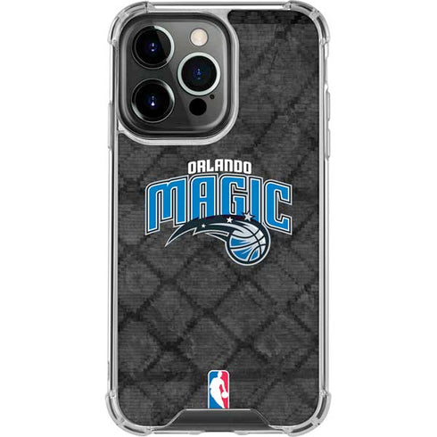 NBA Orlando Magic Dark Rust iPhone 14 Pro Clear Case