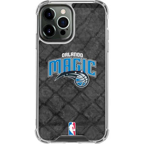 NBA Orlando Magic Dark Rust iPhone 14 Pro Max Clear Case