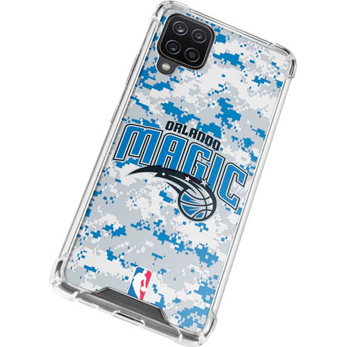 NBA Orlando Magic Digi Camo Galaxy A12 Clear Case