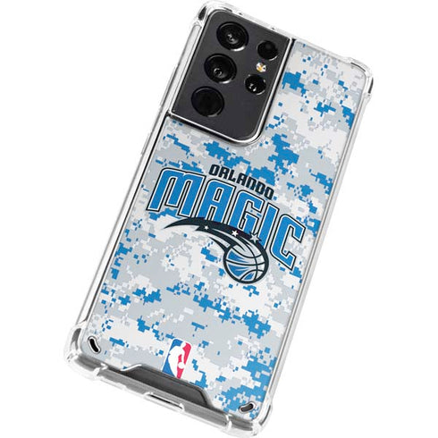 NBA Orlando Magic Digi Camo Galaxy S21 Ultra 5G Clear Case