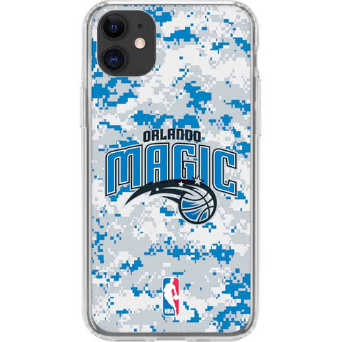 NBA Orlando Magic Digi Camo iPhone 11 Clear Case