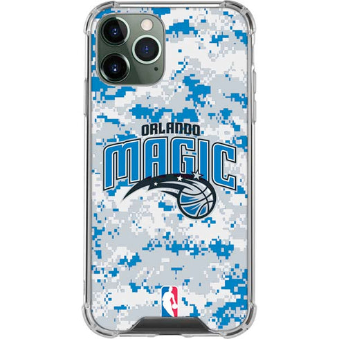 NBA Orlando Magic Digi Camo iPhone 12 Pro Clear Case