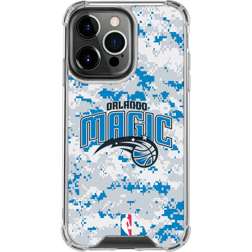 NBA Orlando Magic Digi Camo iPhone 13 Pro Clear Case