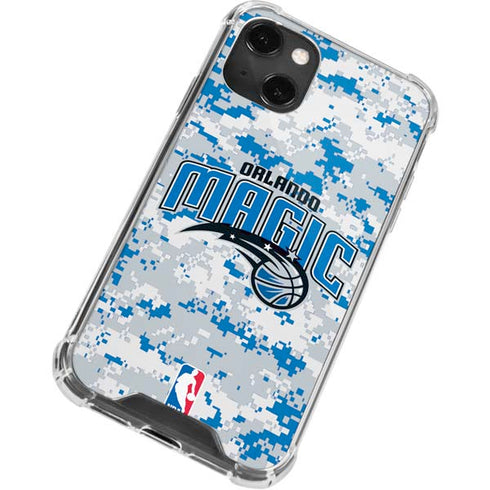 NBA Orlando Magic Digi Camo iPhone 15 Plus Clear Case