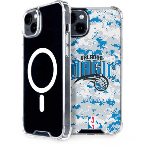 NBA Orlando Magic Digi Camo iPhone 15 Plus MagSafe Case