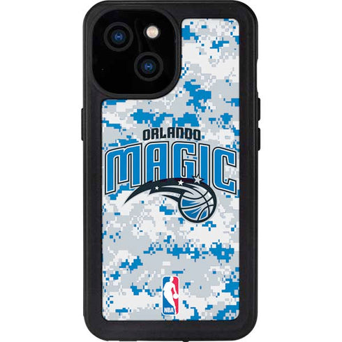 NBA Orlando Magic Digi Camo iPhone 15 Waterproof Case