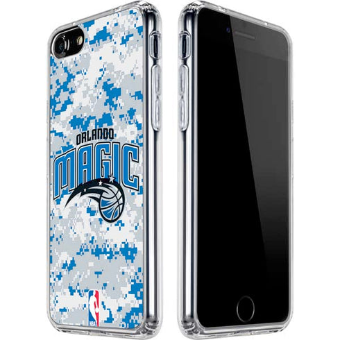 NBA Orlando Magic Digi Camo iPhone SE (2nd & 3rd Gen) Clear Case