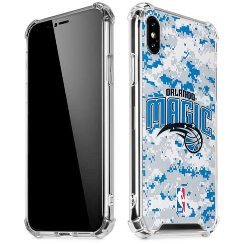 NBA Orlando Magic Digi Camo iPhone XS Max Clear Case