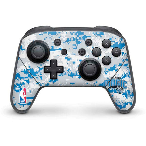 NBA Orlando Magic Digi Camo Nintendo Switch Pro Controller Skin