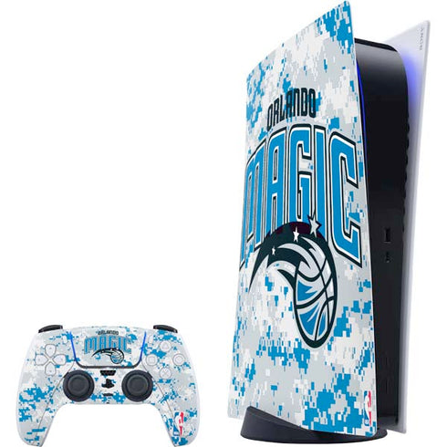 NBA Orlando Magic Digi Camo PS5 Digital Edition Bundle Skin