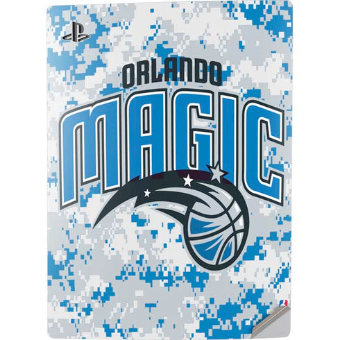 NBA Orlando Magic Digi Camo PS5 Digital Edition Console Skin