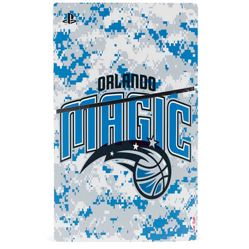 NBA Orlando Magic Digi Camo PS5 Slim Disk Console Skin