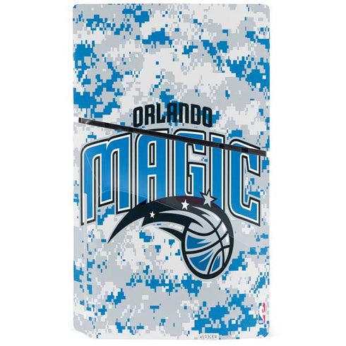 NBA Orlando Magic Digi Camo PS5 Slim Disk Console Skin