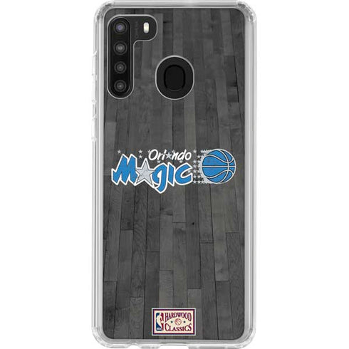 NBA Orlando Magic Hardwood Classics Galaxy A21 Clear Case