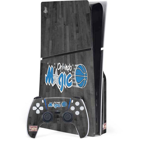 NBA Orlando Magic Hardwood Classics PS5 Slim Disk Bundle Skin