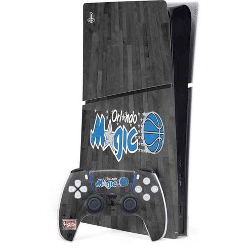 NBA Orlando Magic Hardwood Classics PS5 Slim Digital Edition Console Skin