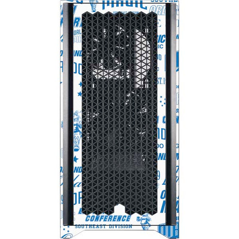 NBA Orlando Magic Historic Blast Corsair 4000D Tempered Glass Mid-Tower ATX Case Skin