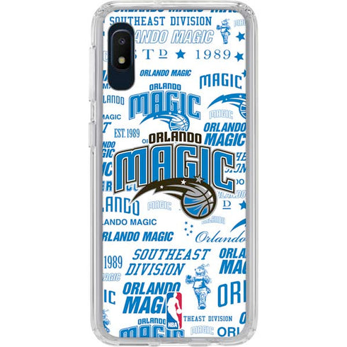 NBA Orlando Magic Historic Blast Galaxy A10e Clear Case