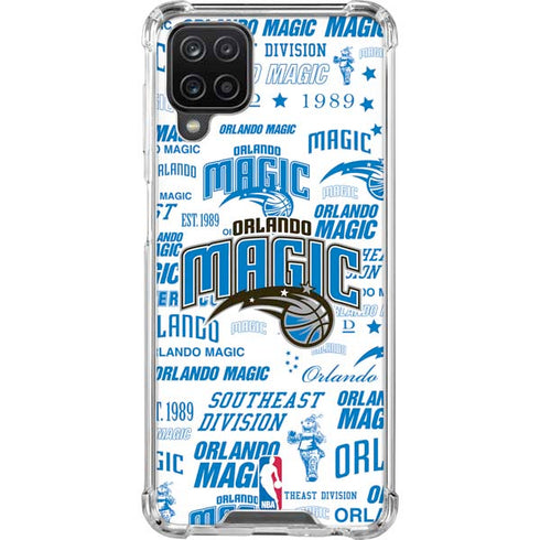 NBA Orlando Magic Historic Blast Galaxy A12 Clear Case