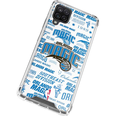 NBA Orlando Magic Historic Blast Galaxy A12 Clear Case