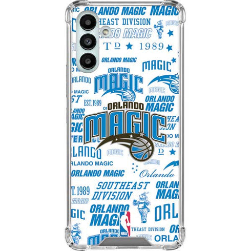 NBA Orlando Magic Historic Blast Galaxy A13 5G Clear Case