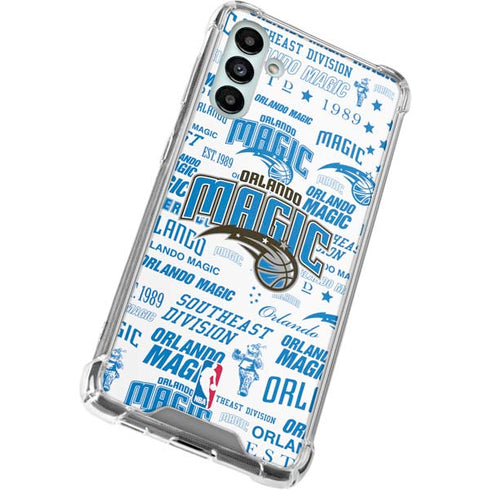 NBA Orlando Magic Historic Blast Galaxy A13 5G Clear Case