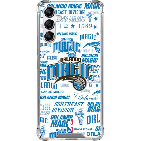 NBA Orlando Magic Historic Blast Galaxy A14 5G Clear Case