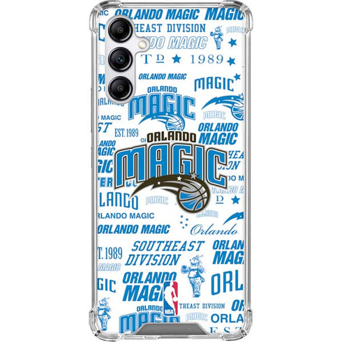 NBA Orlando Magic Historic Blast Galaxy A15 5G Clear Case