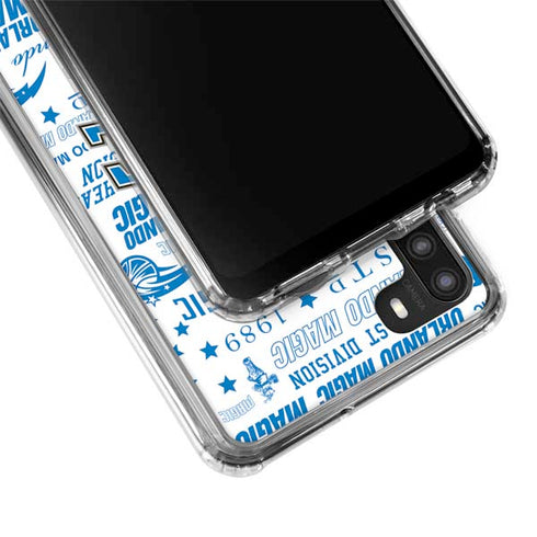 NBA Orlando Magic Historic Blast Galaxy A21 Clear Case