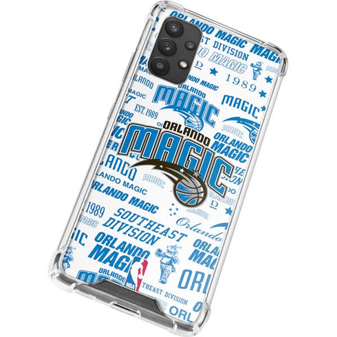 NBA Orlando Magic Historic Blast Galaxy A32 5G Clear Case