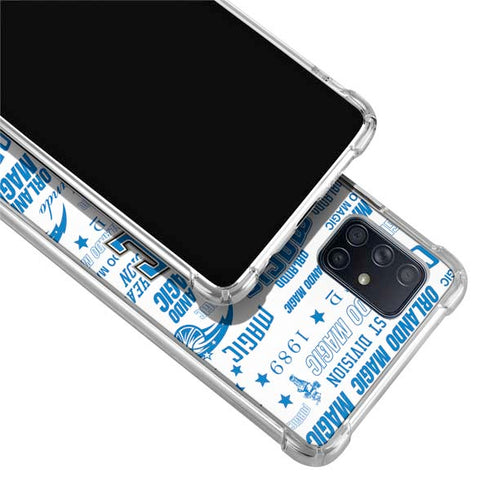 NBA Orlando Magic Historic Blast Galaxy A51 5G Clear Case