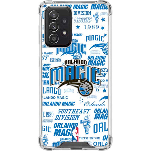 NBA Orlando Magic Historic Blast Galaxy A52 5G Clear Case