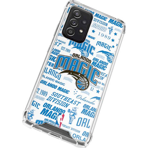 NBA Orlando Magic Historic Blast Galaxy A52 5G Clear Case