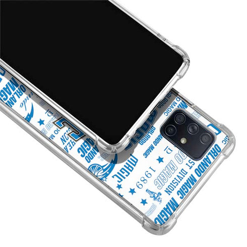 NBA Orlando Magic Historic Blast Galaxy A71 5G Clear Case