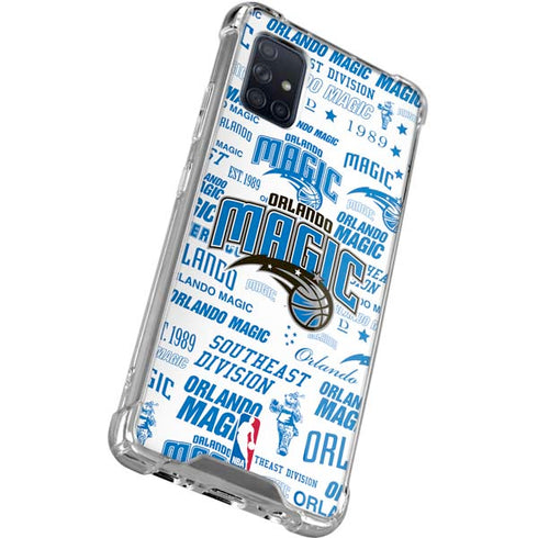 NBA Orlando Magic Historic Blast Galaxy A71 5G Clear Case