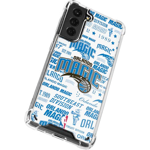NBA Orlando Magic Historic Blast Galaxy S21 5G Clear Case