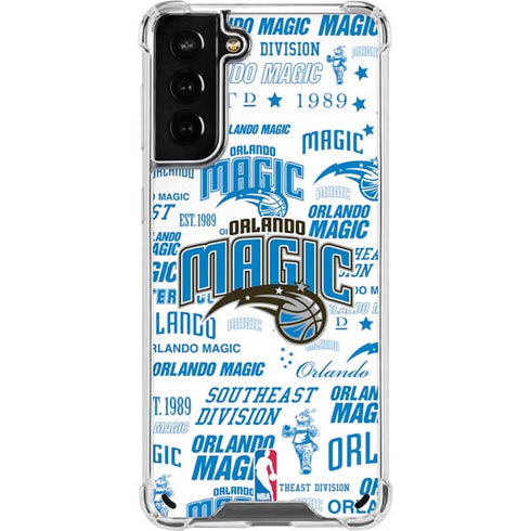 NBA Orlando Magic Historic Blast Galaxy S21 Plus 5G Clear Case