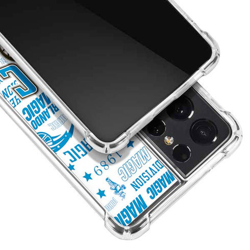 NBA Orlando Magic Historic Blast Galaxy S21 Ultra 5G Clear Case