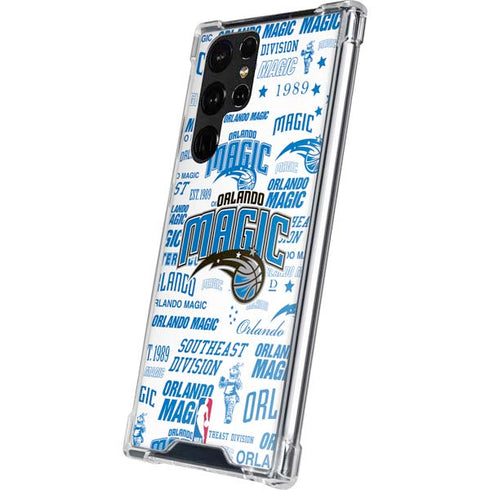 NBA Orlando Magic Historic Blast Galaxy S22 Ultra Clear Case