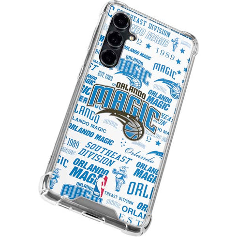 NBA Orlando Magic Historic Blast Galaxy S23 FE Clear Case