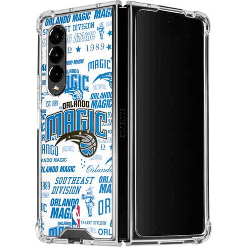 NBA Orlando Magic Historic Blast Galaxy Z Fold4 5G Clear Case